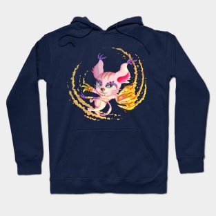 X Cat Monster Digital Hoodie